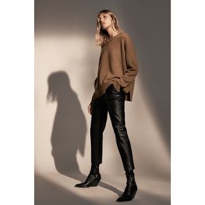 Zara Faux Leather Pants